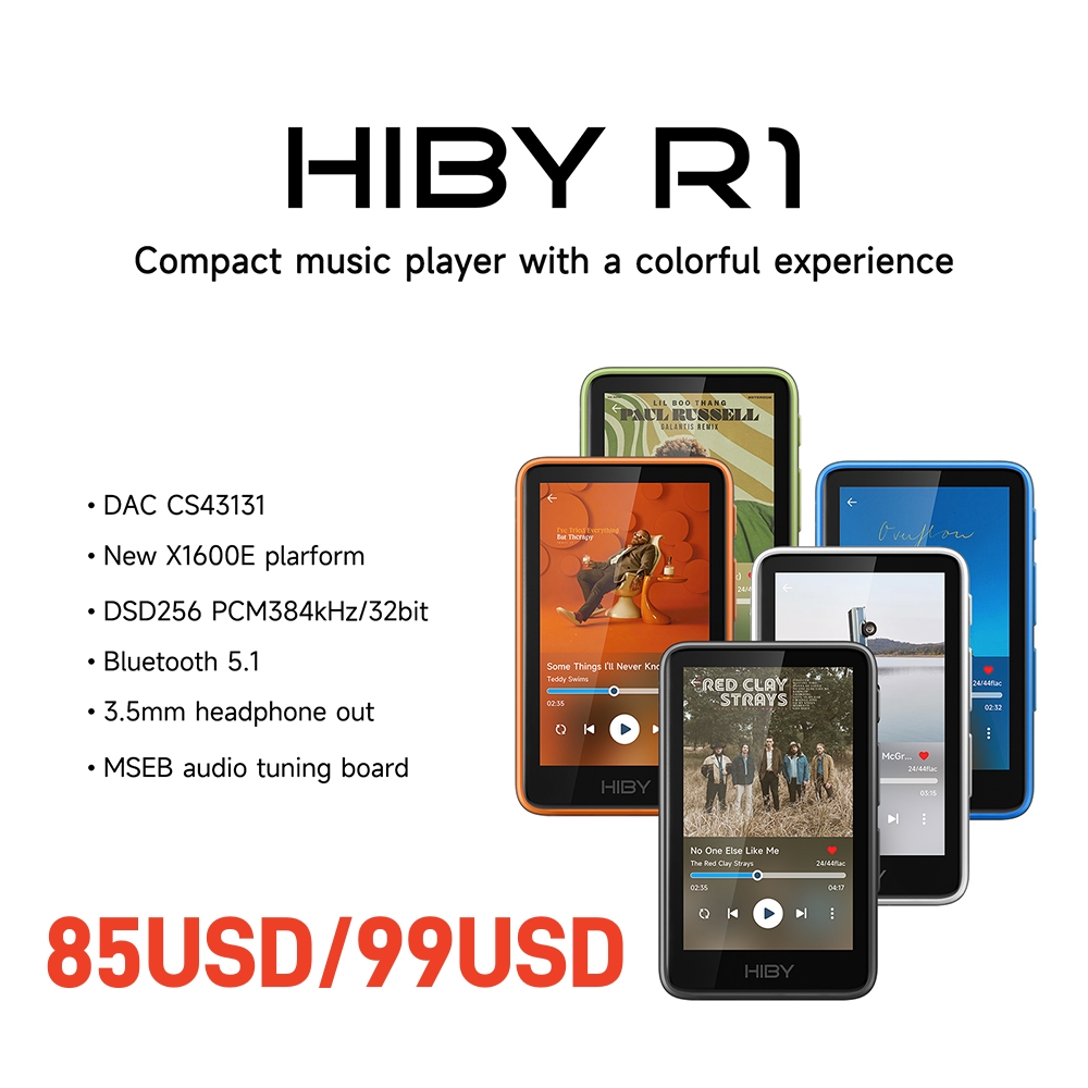 Audio Music Web - HiBy R1 HiFi Audio Muziekspeler MP3
