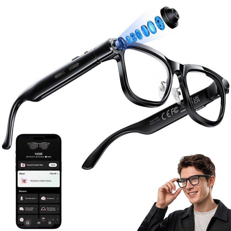 Audio Music Maker - AI Smart Glasses met ChatGPT Real-Time