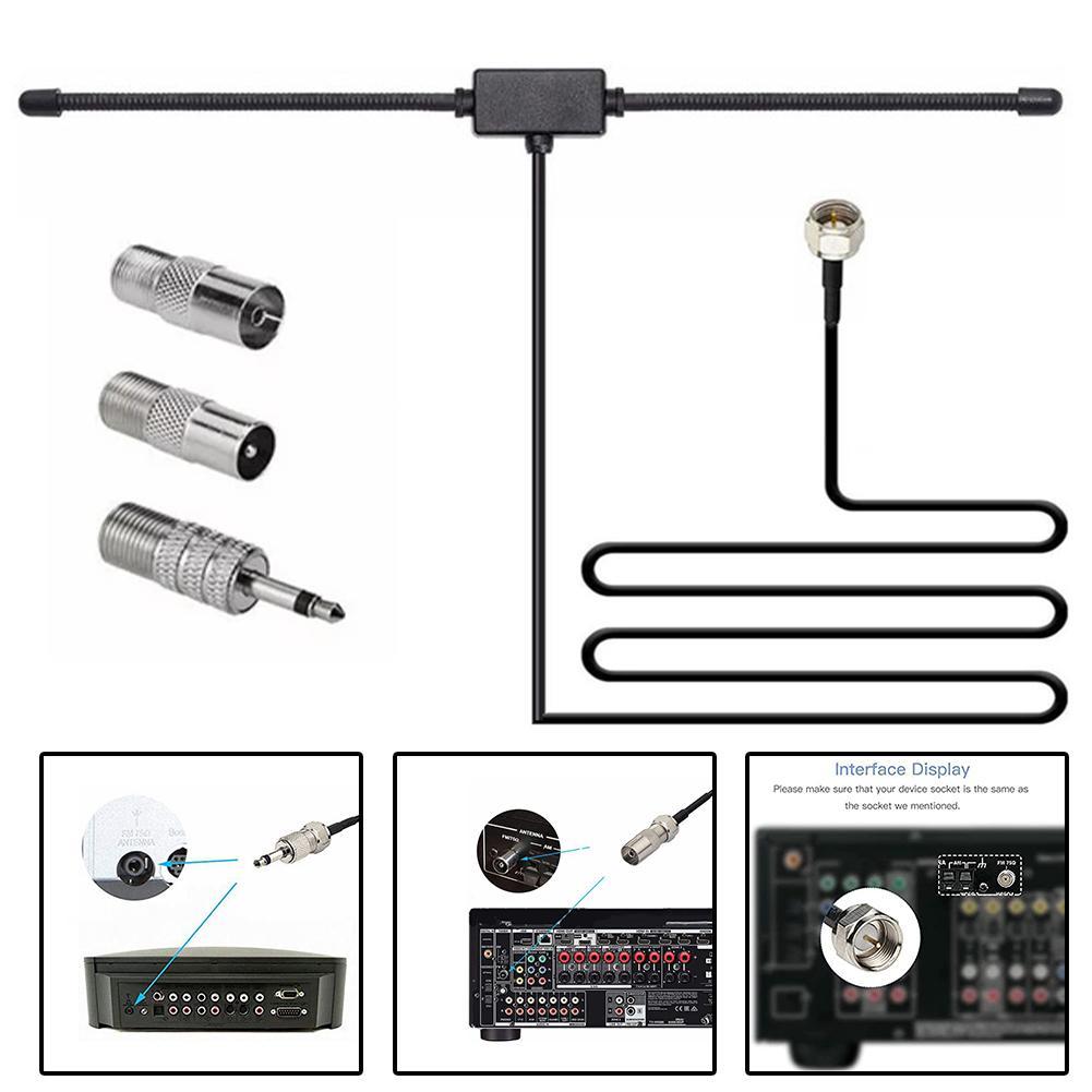 Audio Music System For Home - Fm Radio Antenne Fm Dipool Antenne