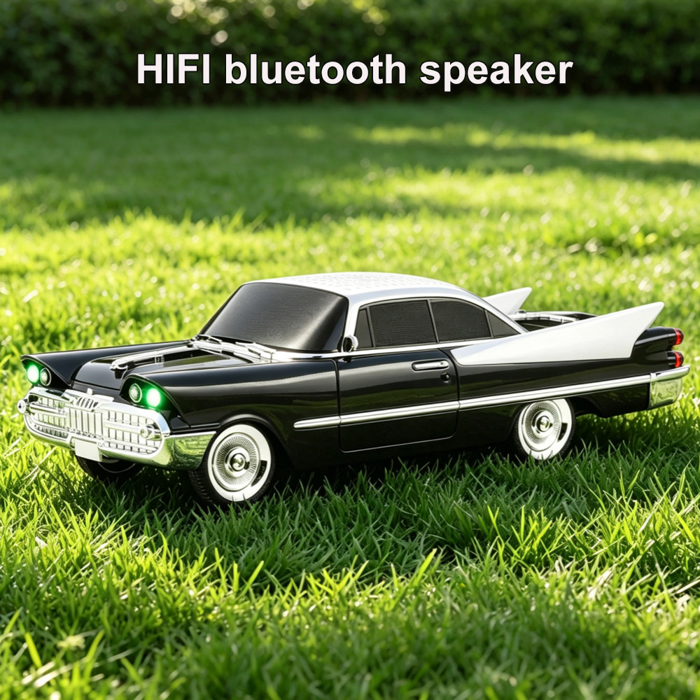 Audio Music Spotify - Retro klassieke automodel Bluetooth-luidspreker, WS-1965 Vintage