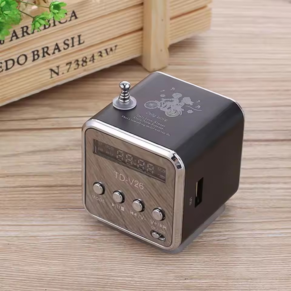 Audio Music System For Home - Draadloze radio FM Bluetooth-luidspreker Draagbare mini