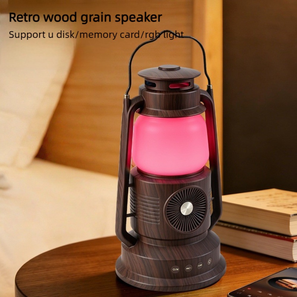 Audio Music Spotify - Vintage lantaarn Bluetooth-luidspreker Draagbare draagbare campinglamp