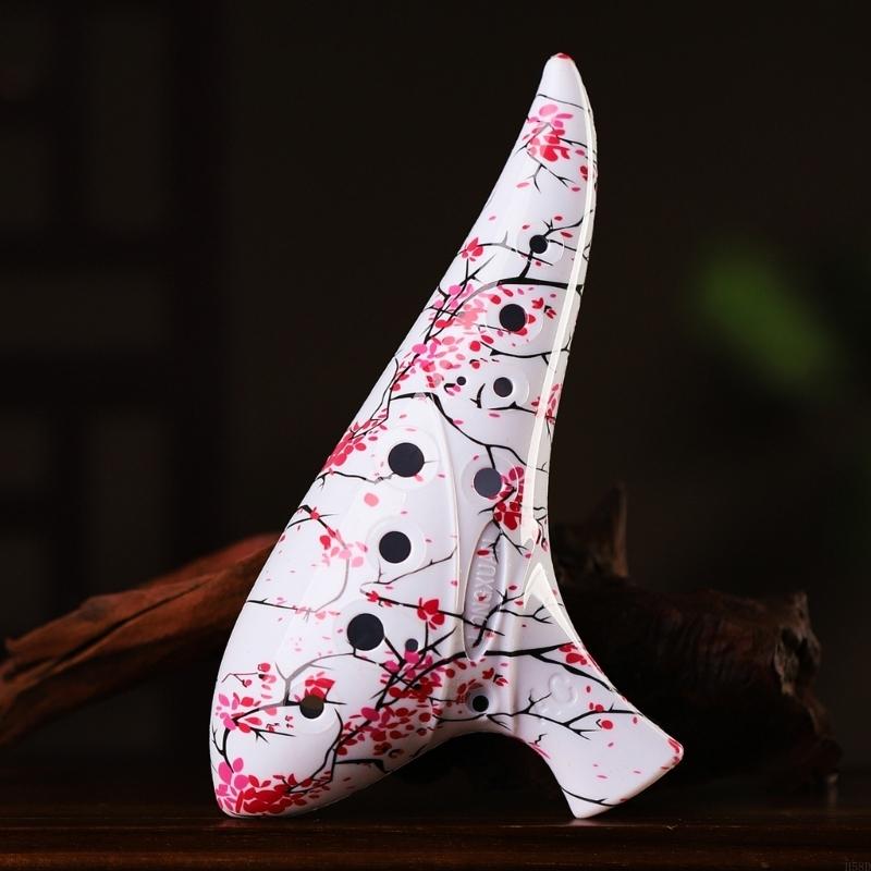 Ocarina Ceramic - Professioneel 12-gaats keramische Ocarina breed octaafbereik
