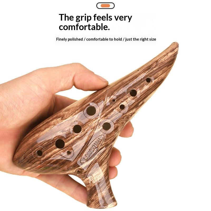 NIEUW 12-gaats Ocarina-instrum - Ocarina Ceramic recensie en prijs
