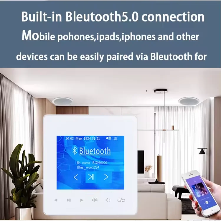 Home Bluetooth Wandversterker  - Audio Music System For Home recensie en prijs