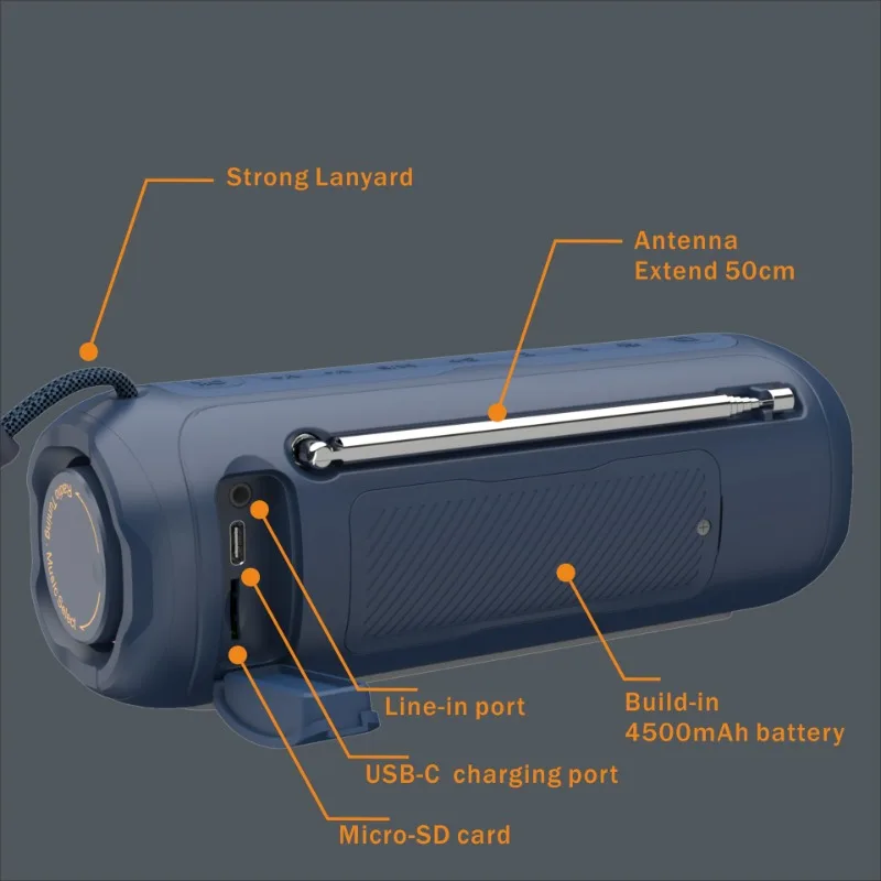 Multifunctionele radio Draagba - Audio Music Spotify recensie en prijs