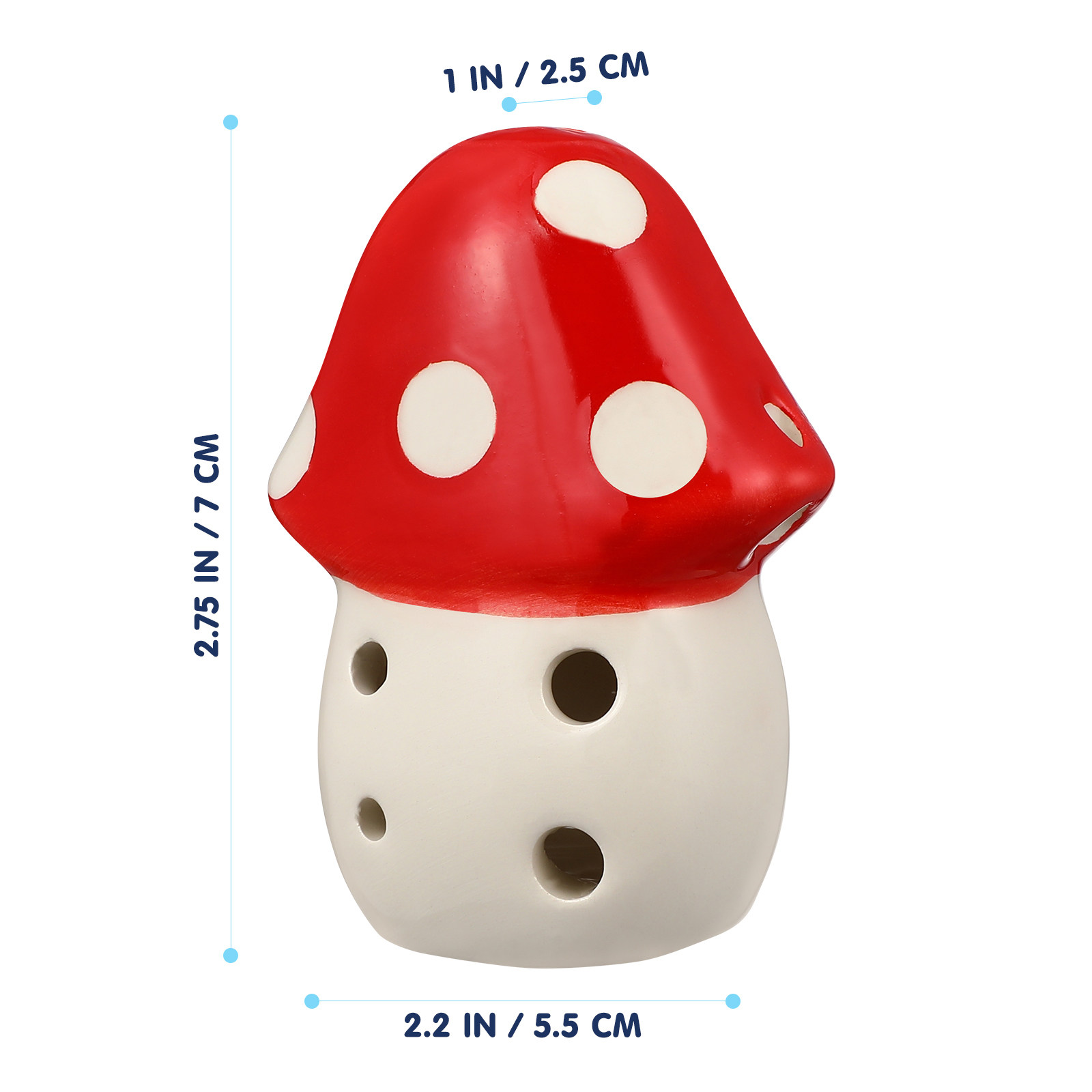 Creatieve paddenstoelvormige z - Ocarina Ceramic recensie en prijs