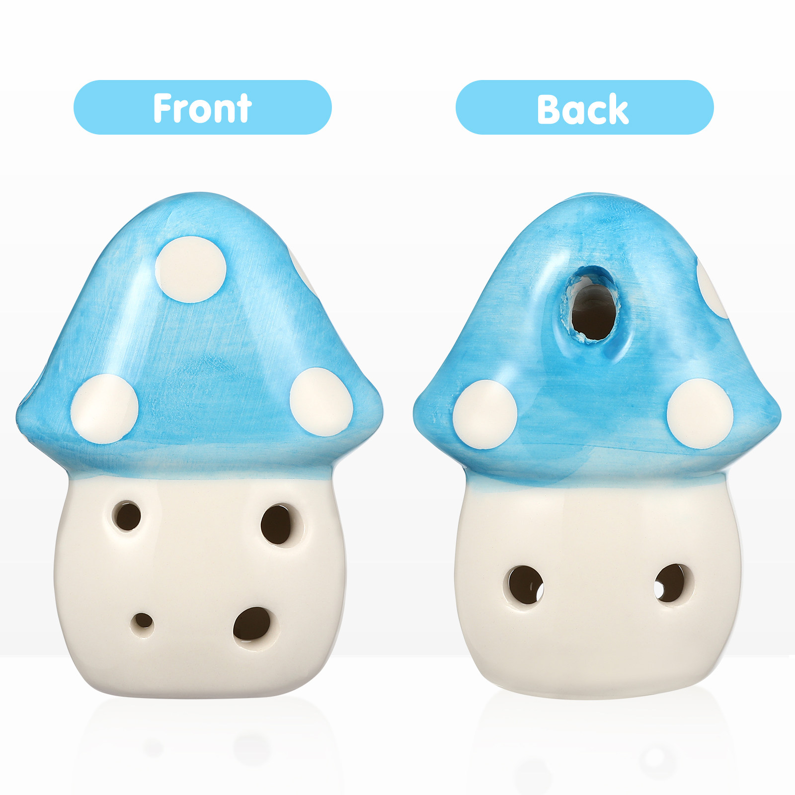 Creatieve paddenstoelvormige z - Ocarina Ceramic recensie en prijs