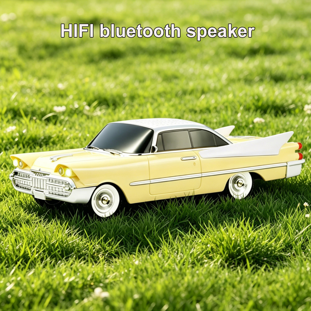 Retro klassieke automodel Blue - Audio Music Spotify recensie en prijs