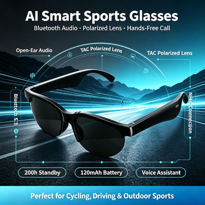 Slimme sportbril met open oor- - Audio To Music recensie en prijs
