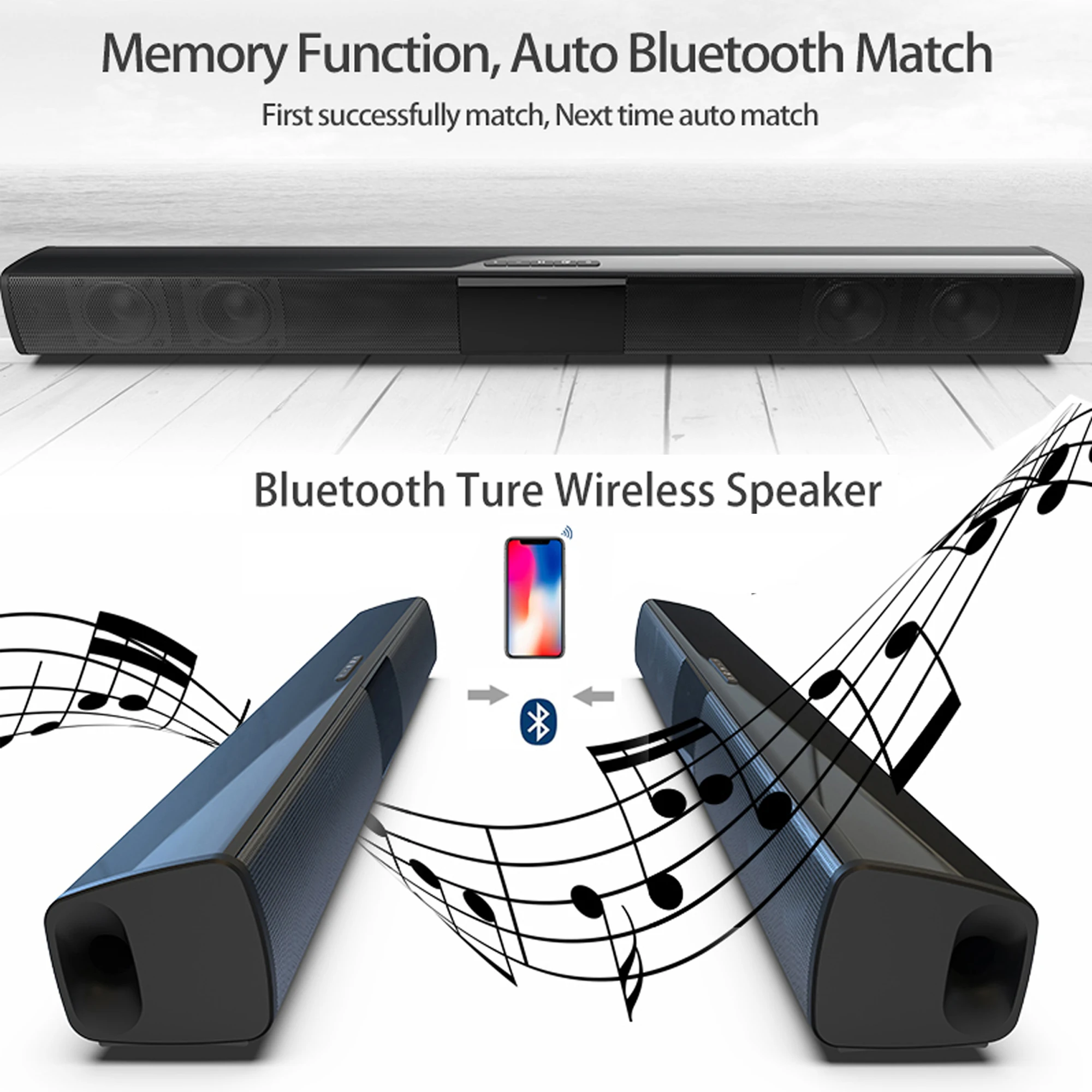 40W High Power Soundbar voor T - Audio Music System For Home recensie en prijs