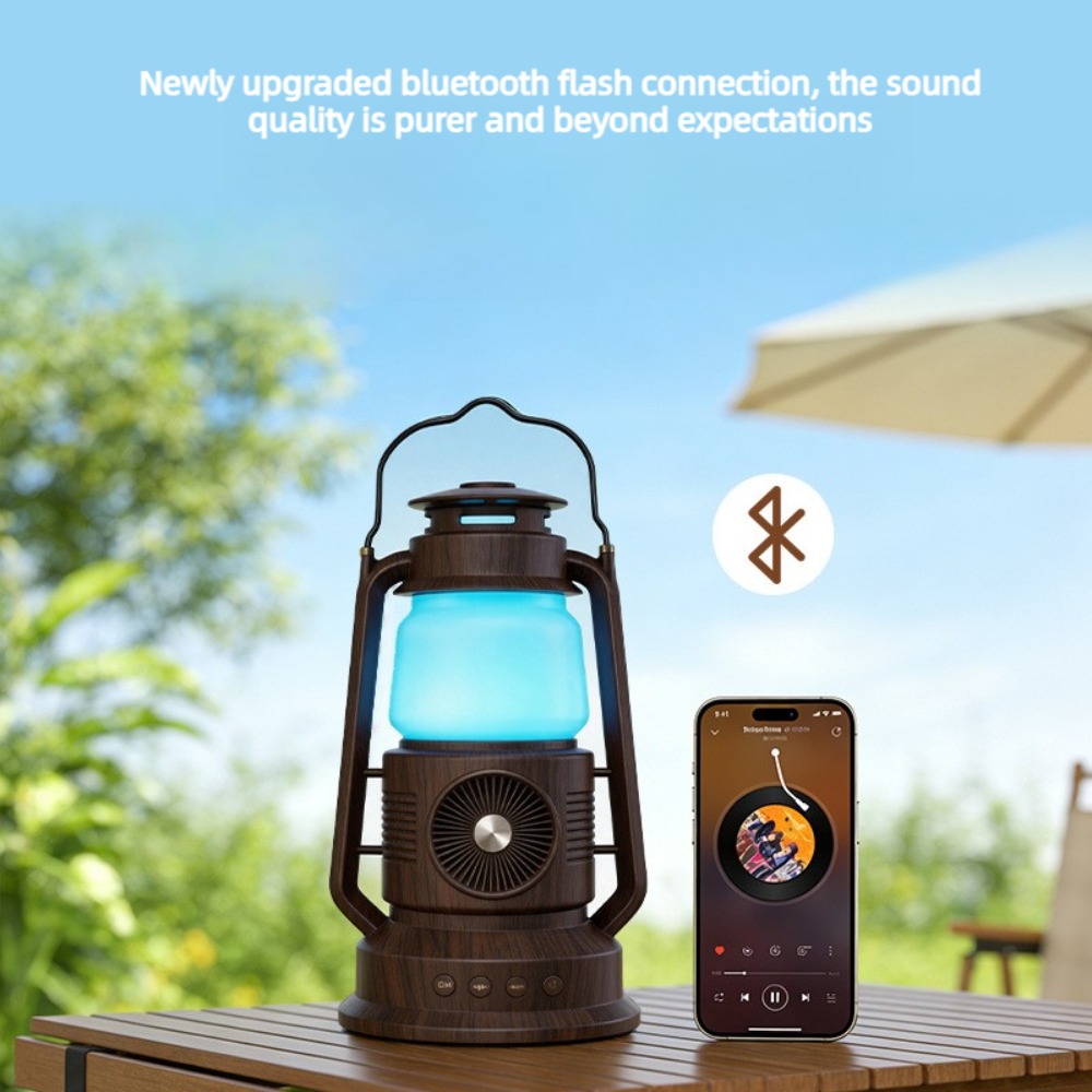 Vintage lantaarn Bluetooth-lui - Audio Music Spotify recensie en prijs